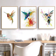 Modern Animal Bird Canvas Painting Poster - Goodly Variety Store