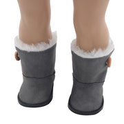 Snow Downy Ankle Boots For Baby Doll - Goodly Variety Store