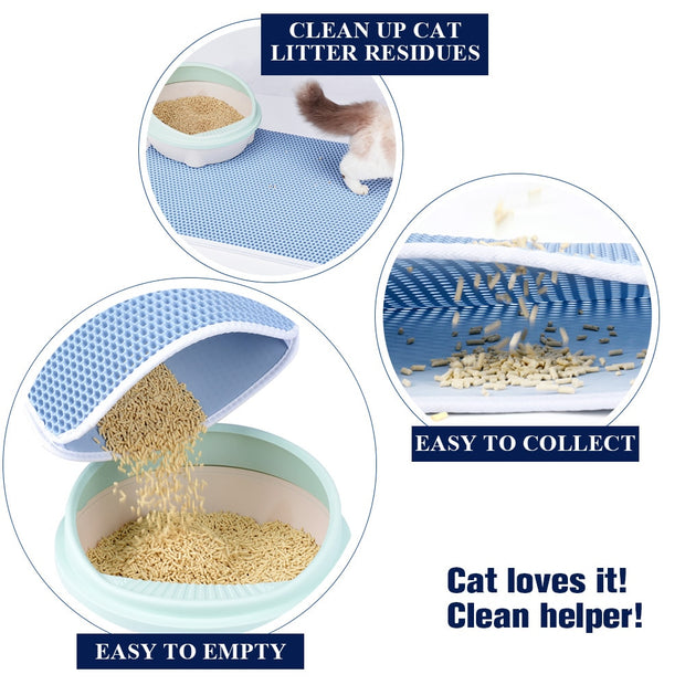 Color Cat Litter Double Layer Non-slip Pads - Goodly Variety Store