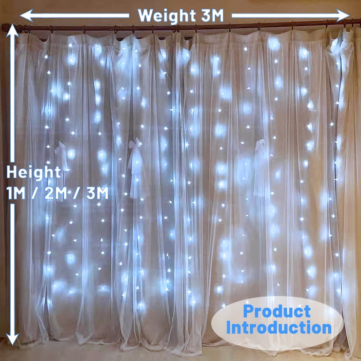 LED Curtain Fairy Lights For Christmas - Goodly Variety Store