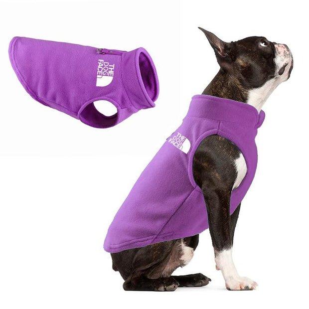 Fleece Dog Vest Jacket clothing with Pull Ring - Goodly Variety Store