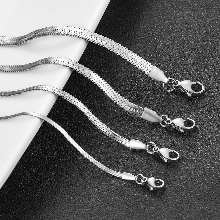 Stainless Steel Snake Blade Necklace - Goodly Variety Store