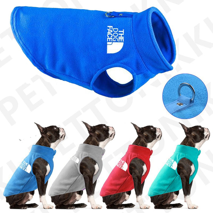 Fleece Dog Vest Jacket clothing with Pull Ring - Goodly Variety Store