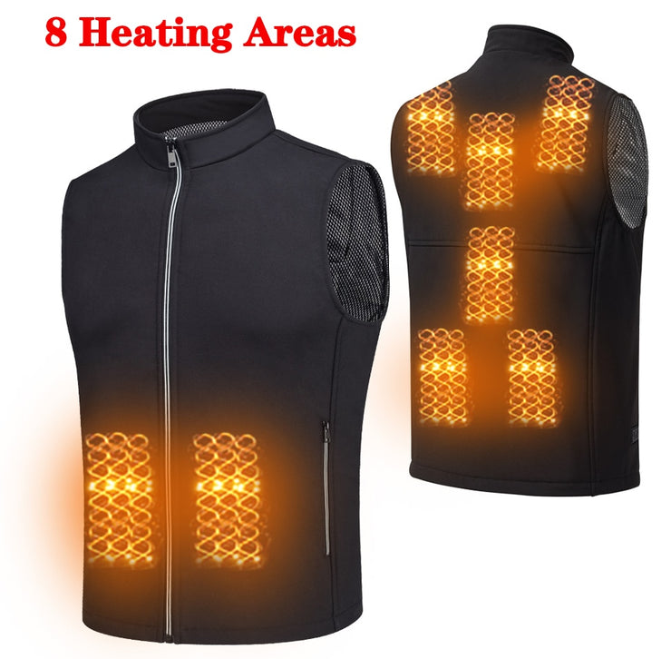 Smart Heated Vest Winter Warm Men Jacket - Goodly Variety Store