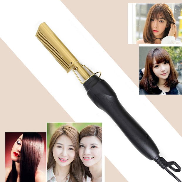 2 in 1 Hair Straightener Straightening Styling Tool - Goodly Variety Store