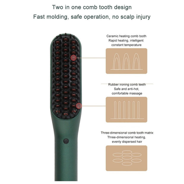 Multifunctional Man Straightening Beard Styling Comb - Goodly Variety Store