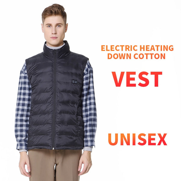 Smart Heated Vest Winter Warm Men Jacket - Goodly Variety Store