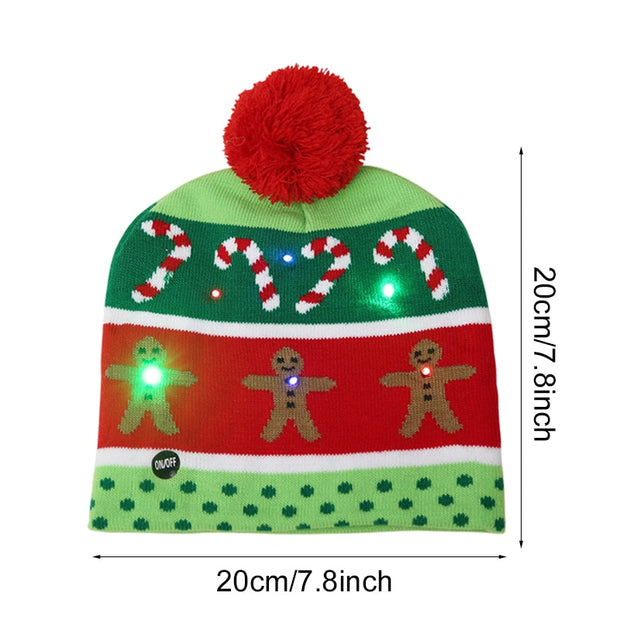 Sweater Santa Knitted Beanie Products Christmas Hats - Goodly Variety Store