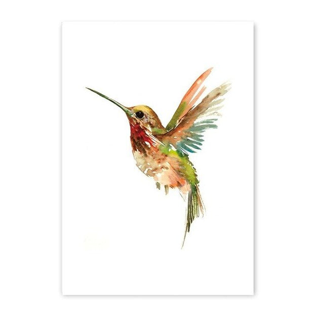 Modern Animal Bird Canvas Painting Poster - Goodly Variety Store