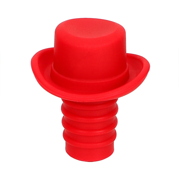 Formal Hat Beer Soda Cork Silicone Bottle Cap Cover - Goodly Variety Store