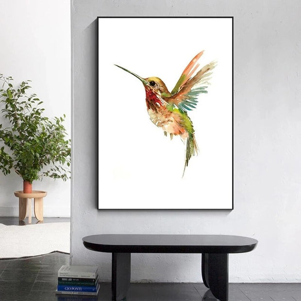 Modern Animal Bird Canvas Painting Poster - Goodly Variety Store