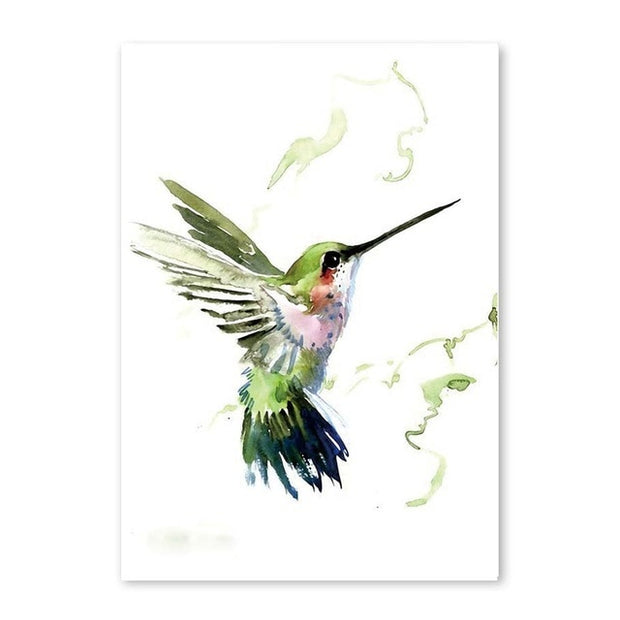 Modern Animal Bird Canvas Painting Poster - Goodly Variety Store