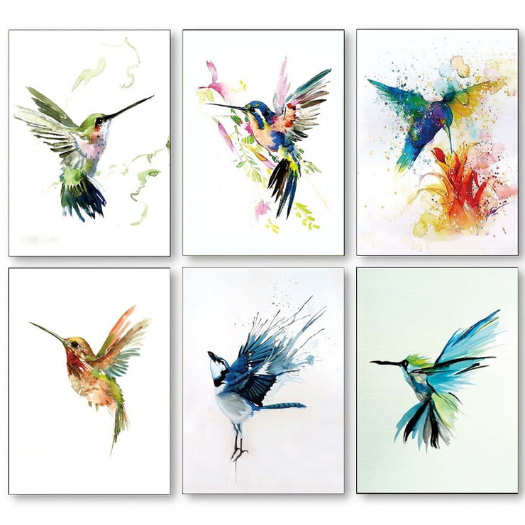 Modern Animal Bird Canvas Painting Poster - Goodly Variety Store