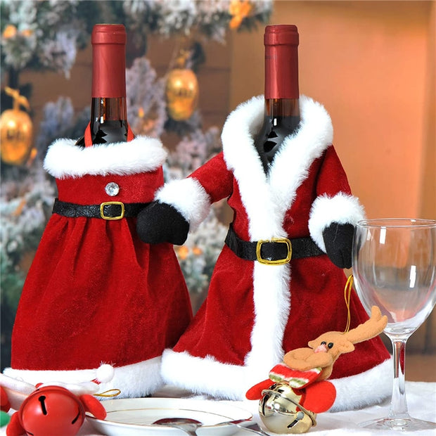 Creative Christmas Wine Bottle Set - Goodly Variety Store