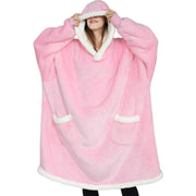 Women Oversized Fleece Blanket With Sleeves - Goodly Variety Store