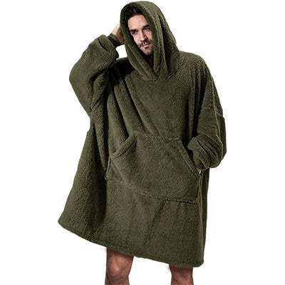 Women Oversized Fleece Blanket With Sleeves - Goodly Variety Store