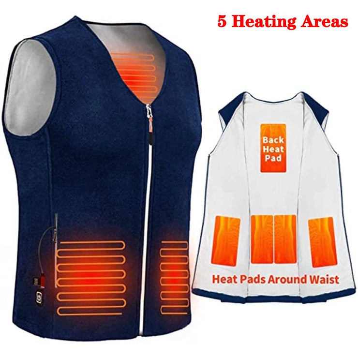 Smart Heated Vest Winter Warm Men Jacket - Goodly Variety Store