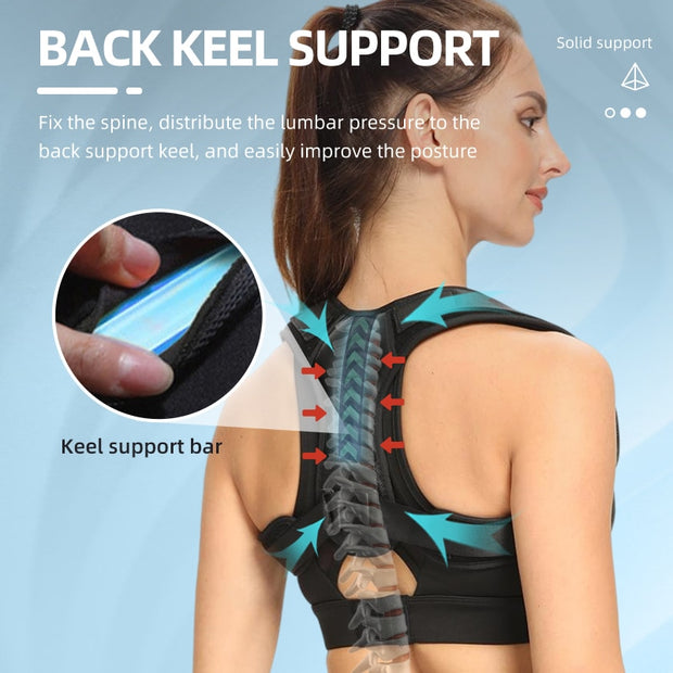 Adjustable Back Posture Corrector Fixation Corset - Goodly Variety Store