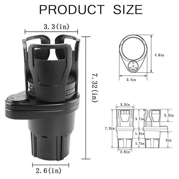 Adjustable & Portable Car Cup Holder - Goodly Variety Store