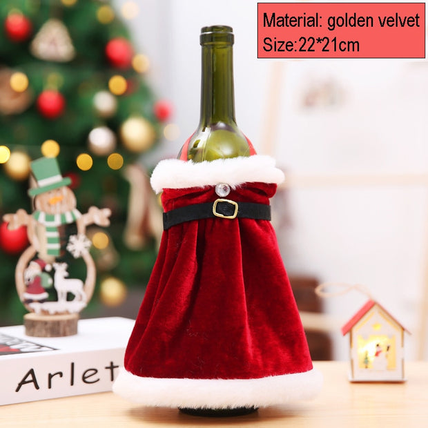 Creative Christmas Wine Bottle Set - Goodly Variety Store