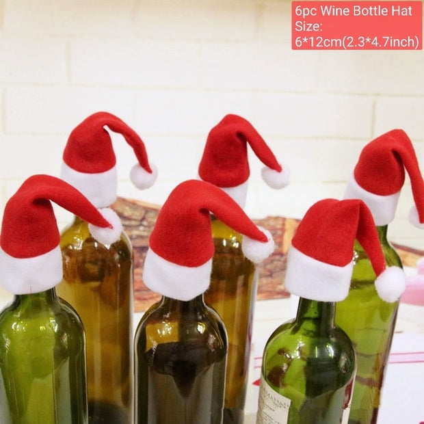 Creative Christmas Wine Bottle Set - Goodly Variety Store