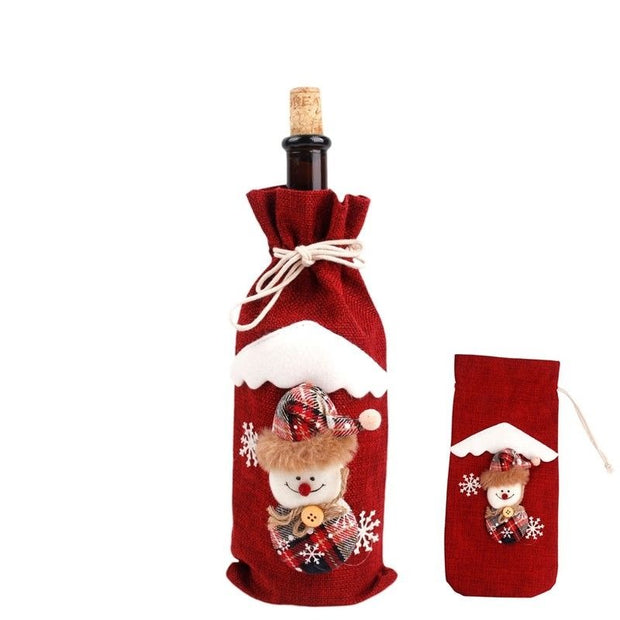 Creative Christmas Wine Bottle Set - Goodly Variety Store