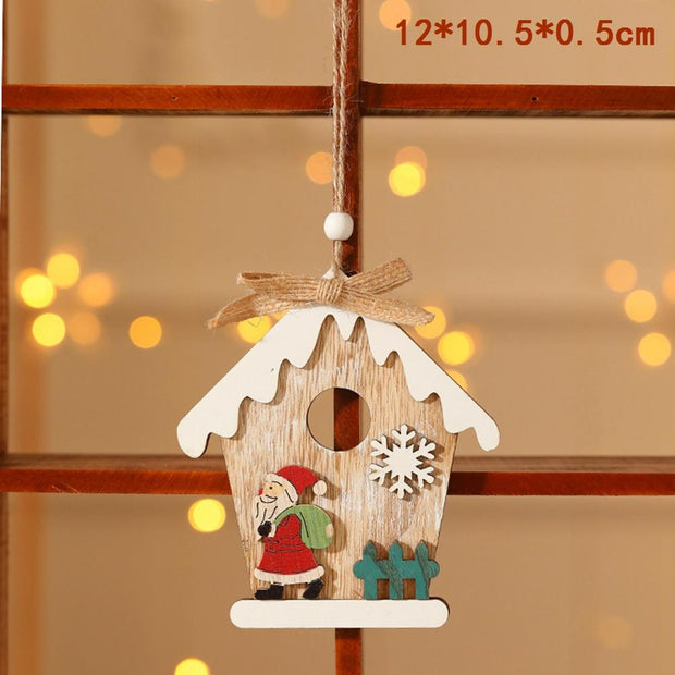 Wooden Christmas Door Hanging Oranments - Goodly Variety Store