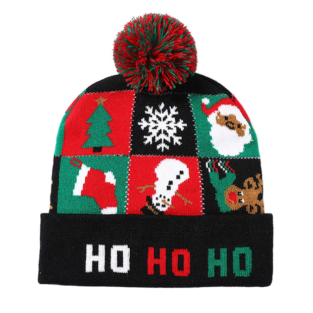 Sweater Santa Knitted Beanie Products Christmas Hats - Goodly Variety Store