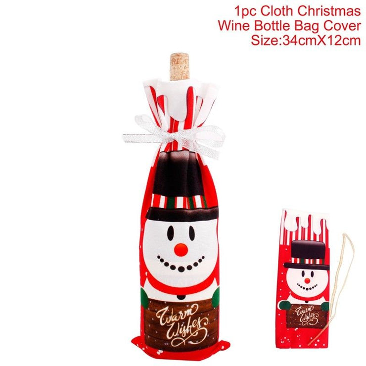 Creative Christmas Wine Bottle Set - Goodly Variety Store