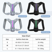 Adjustable Back Posture Corrector Fixation Corset - Goodly Variety Store