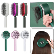 One-Key Self Cleaning Massage Hair Brush - Goodly Variety Store