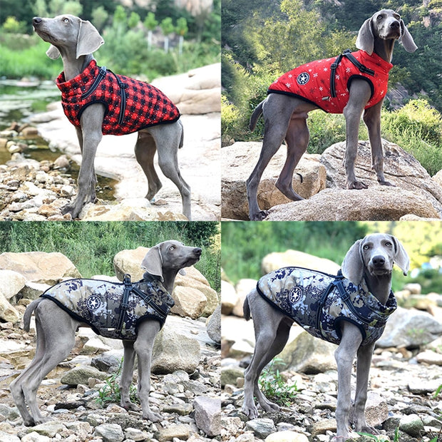 Winter Warm Fleece Large Dog Jacket - Goodly Variety Store