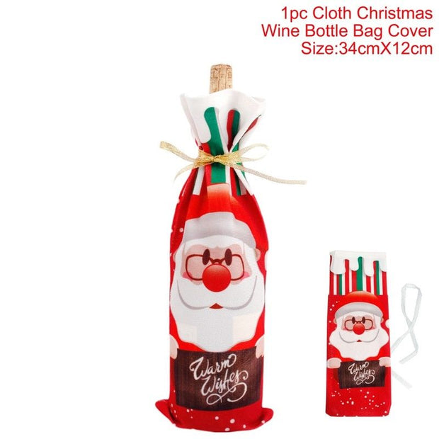 Creative Christmas Wine Bottle Set - Goodly Variety Store