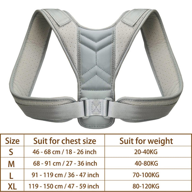 Medical Adjustable Back Posture Corrector Back Belt - Goodly Variety Store