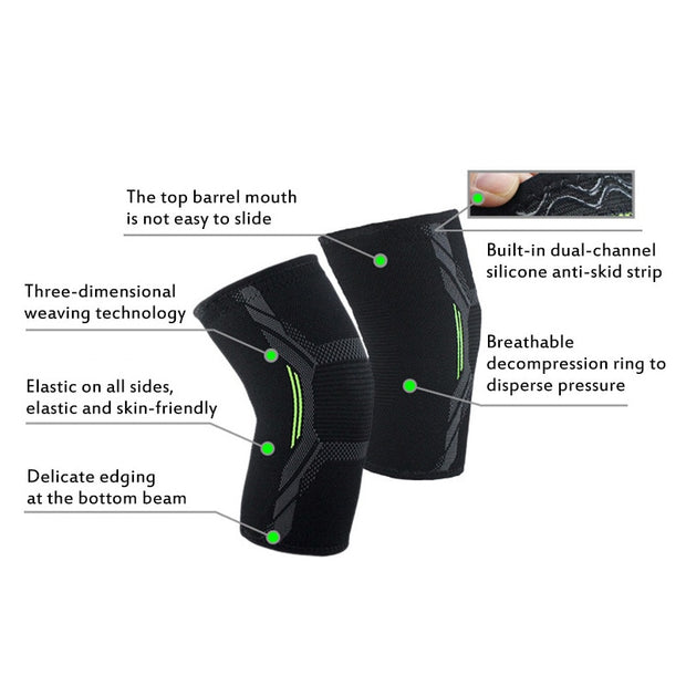 Single Knitted Nylon Sports Knee Pad - Goodly Variety Store